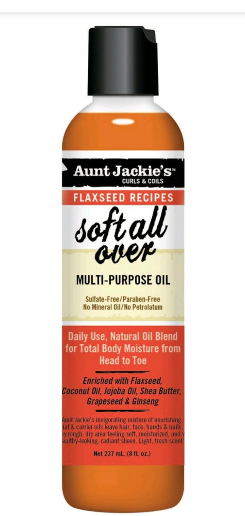 Aunt Jackie's Soft All Over Oil 8 oz