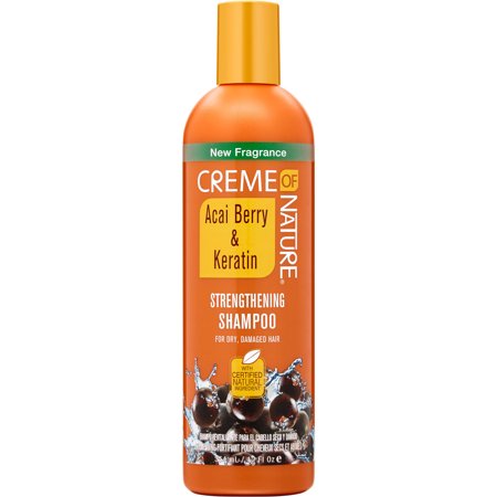Creme of Nature Acai Berry and Keratin Strengthening Shampoo, 12 oz