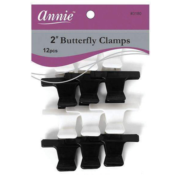 Annie Large Butterfly Clamps 12 count
