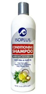 Isoplus Conditioning Shampoo with Macadamia Oil, Aloe Vera and Olive Oil 16 oz