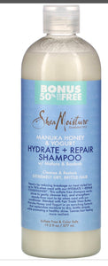 Shea Moisture "Manuka Honey & Yogurt Repair" Shampoo "BONUS SIZE" 19.5 fl oz