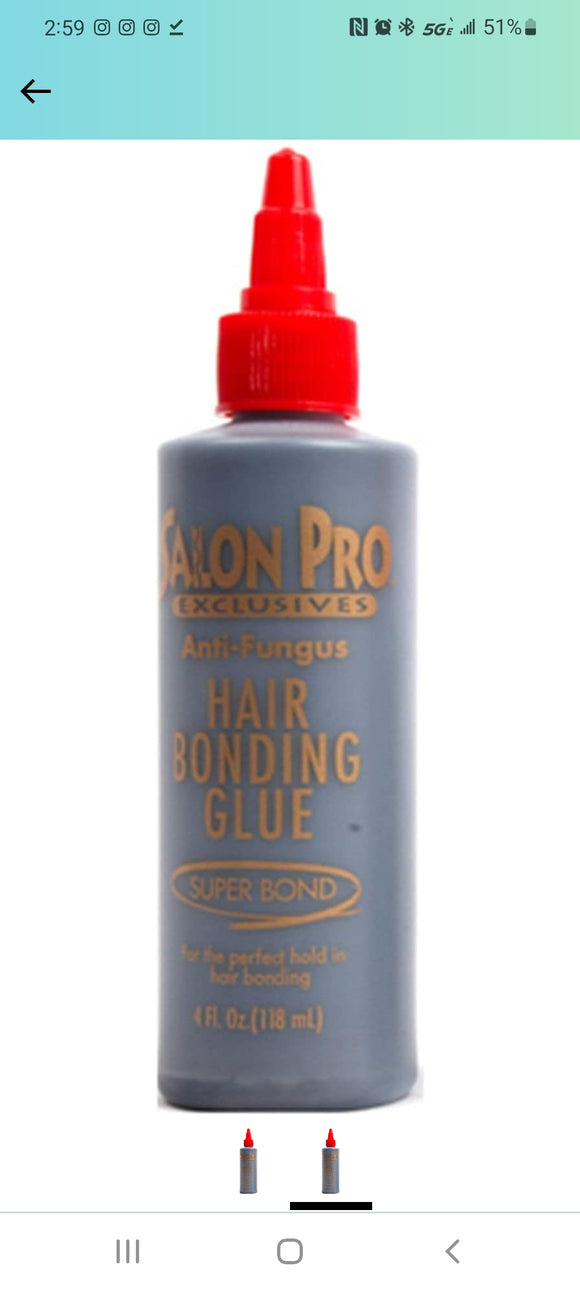 Salon Pro Super Hair Bond Hair Glue 4 oz
